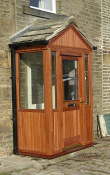 Hardwood Porchway by Abels Joinery Halifax and Huddersfield