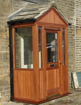 Timber Entrance Porch by Abels Joinery in Halifax and Huddersfield