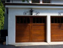 Bespoke Garage Doors in Wood Abels Joinery Halifax and Huddersfield