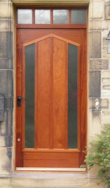 Contenporary Hardwood Door & Surround by Abels Joinery Halifax and Huddersfield